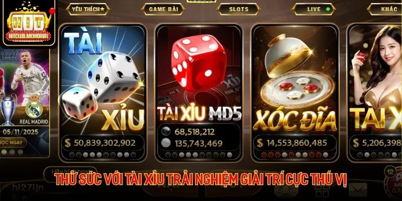 Thử sức với Tài Xỉu trải nghiệm giải trí cực thú vị